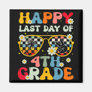 Teacher Last Day Of School 4th Grade Kids Boys Gir Magnet