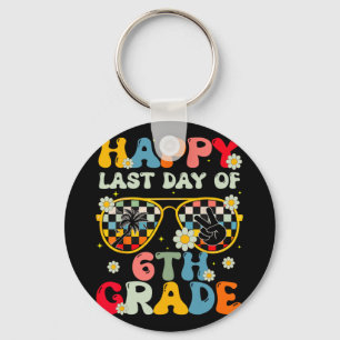 Teacher Last Day Of School 6th Grade Kids Boys Gir Key Ring