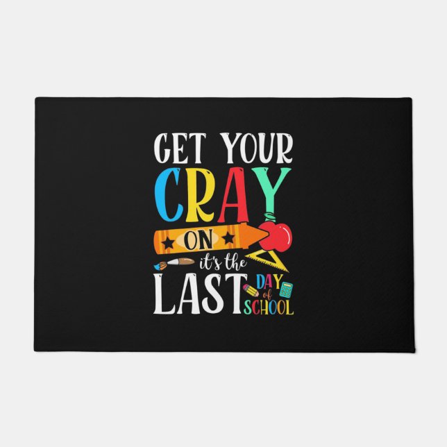 Teacher Last Day Of School Doormat (Front)