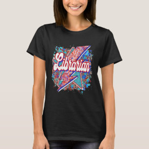 Teacher  Librarian Lightning Bolt Back To School 2 T-Shirt
