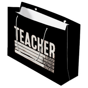 Teacher Life Back to School  Large Gift Bag