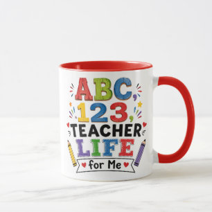 Teacher Life for Me Mug – Playful Teacher Gift