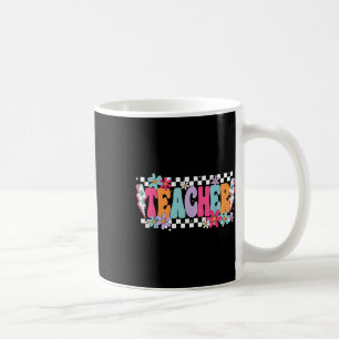 Teacher Life Happy First Day Of School Funny Back  Coffee Mug
