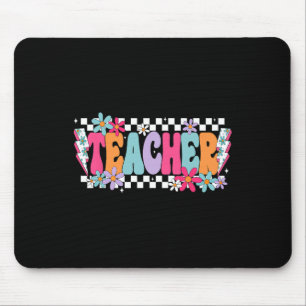 Teacher Life Happy First Day Of School Funny Back Mouse Mat