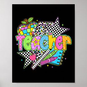 Teacher Life Inspirational Back To School Teach Lo Poster