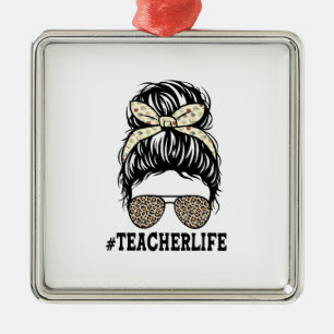 Teacher Life Metal Tree Decoration