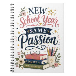 Teacher Life School Year Design Notebook