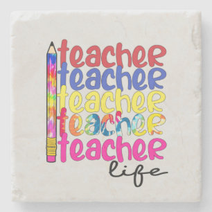 Teacher Life Stone Coaster