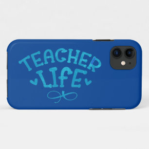 TEACHER LIFE typographic                           iPhone 11 Case