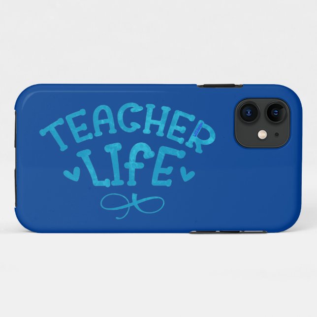 TEACHER LIFE typographic                           Case-Mate iPhone Case (Back (Horizontal))