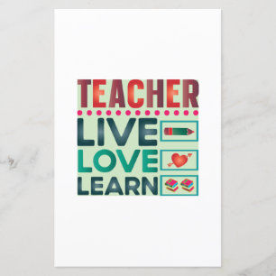 Teacher Live Love Learn