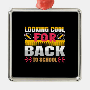 Teacher Looking Cool For Back To School Metal Tree Decoration
