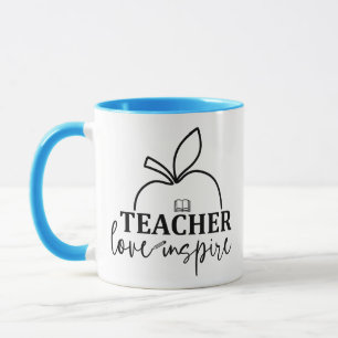 Teacher Love Inspire-Funny Mug