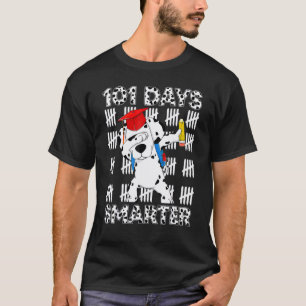 Teacher Loves Dalmatian 101 Days Of School 100 Day T-Shirt