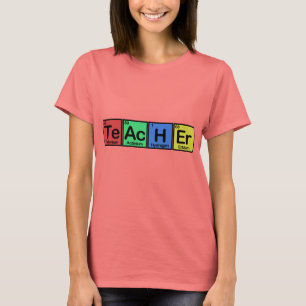 Teacher made of Elements colours T-Shirt