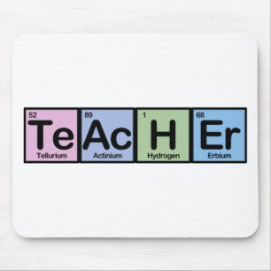Teacher made of Elements Mouse Mat