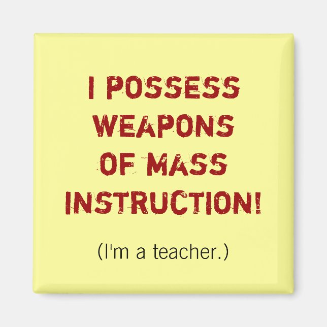 Teacher Magnet (Front)
