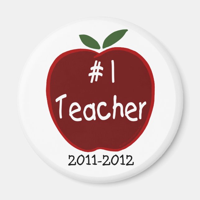 Teacher Magnet, with dedication Magnet (Front)