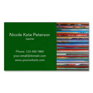teacher magnetic business card