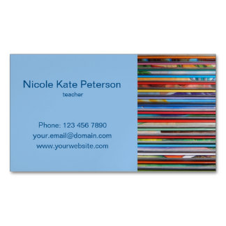 teacher magnetic business card