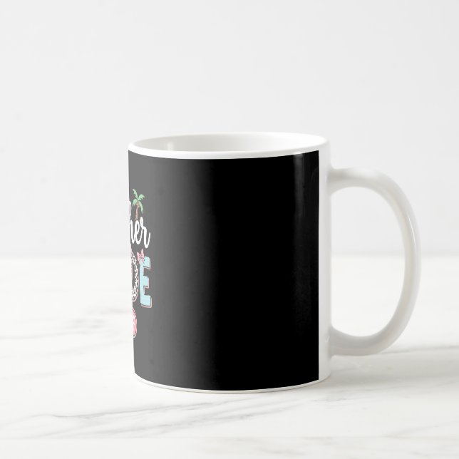 Teacher mode off funny end of school summer coffee mug (Right)