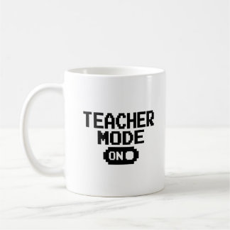 "Teacher Mode on" Teacher Appreciation Coffee Mug