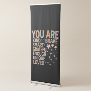 Teacher Motivational First Day Back to School Retractable Banner