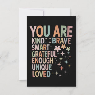 Teacher Motivational First Day Back to School Thank You Card