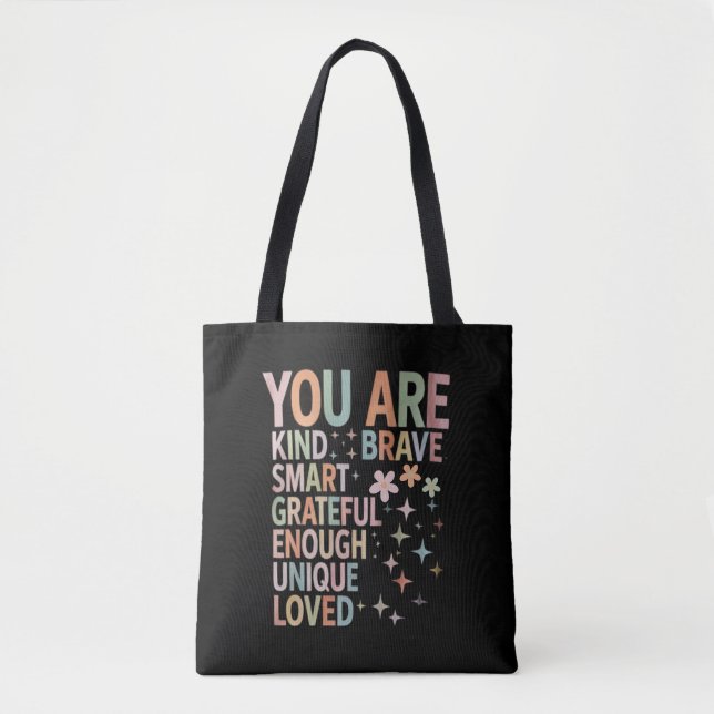 Teacher Motivational First Day Back to School Tote Bag (Front)