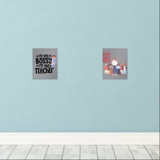 Teacher Motivational Quote poster Wall art