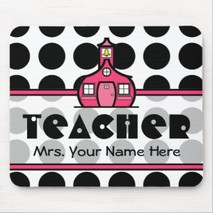 Teacher Mousepad - Polka Dot