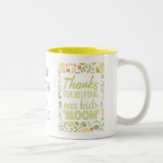 Teacher mug, awesome, best teacher, gift Two-Tone coffee mug