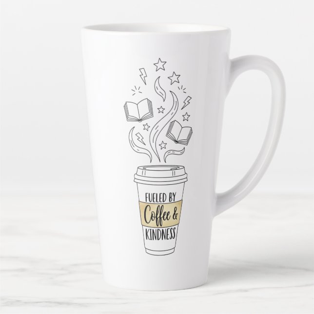 Teacher Mug – Fuelled by Coffee and Kindness  (Right)