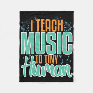 Teacher Music School Musicans Musical Great Music Fleece Blanket