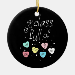 Teacher My Class Is Full Of Fun Ceramic Tree Decoration