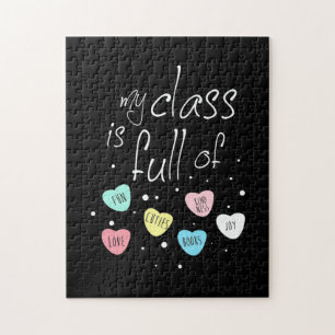Teacher My Class Is Full Of Fun Jigsaw Puzzle