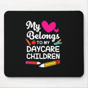 Teacher My Heart Belongs To Children Mouse Mat