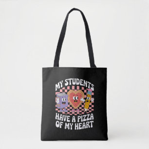 Teacher My Students Have A Pizza Of My Heart Tote Bag