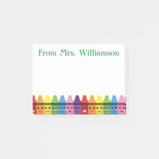 Teacher Name Personalised Cute Post-it Notes