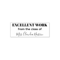 Teacher name personalised excellent work grading