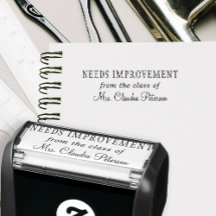 Teacher name personalised homework grading