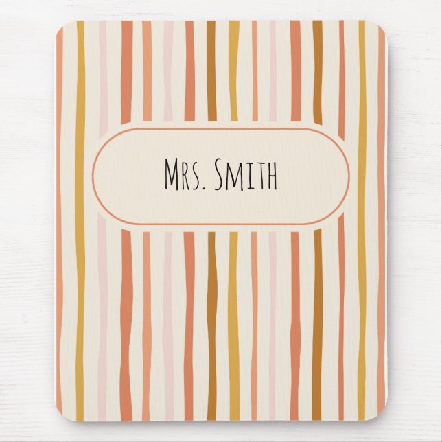 teacher notebook, personalised teacher gift, custo mouse mat (Front)