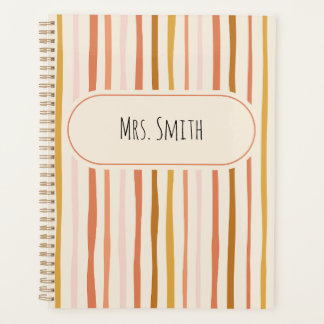 teacher notebook, personalised teacher gift, custo planner