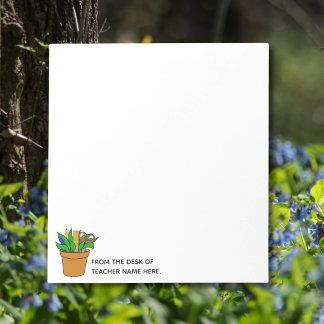 Teacher Notepad with Name Personalization 