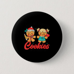 Teacher Of Smart Cookies Cute Gingerbread Teacher  6 Cm Round Badge