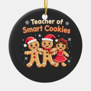 Teacher of Smart Cookies Teaching Christmas Ginger Ceramic Tree Decoration