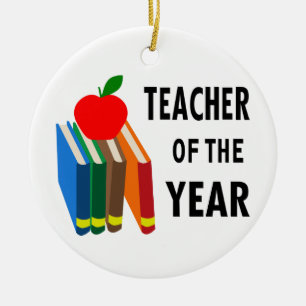 Teacher of the Year Ceramic Tree Decoration