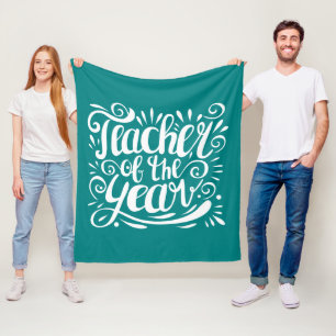 Teacher of the Year Fleece Blanket