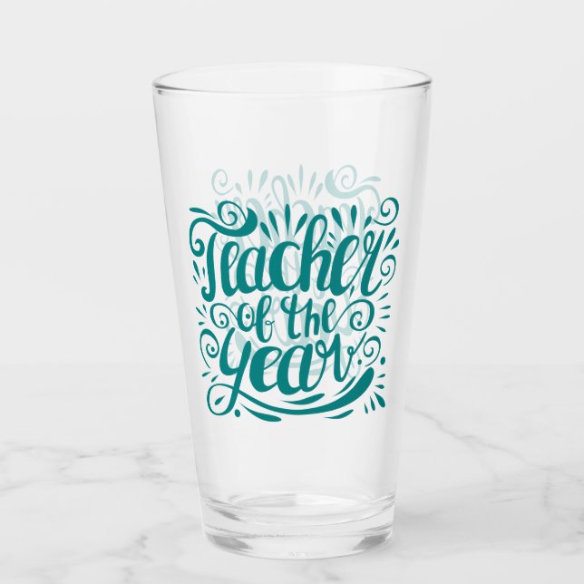 Teacher of the Year Glass (Front)