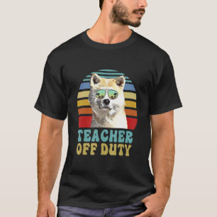 Teacher Off Duty Canaan Dog Dog Summer T-Shirt